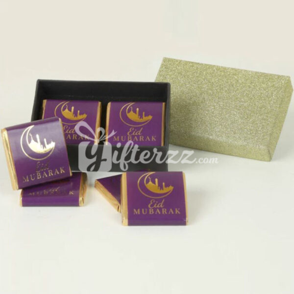 Belgian Chocolates with Eid Mubarak Tags